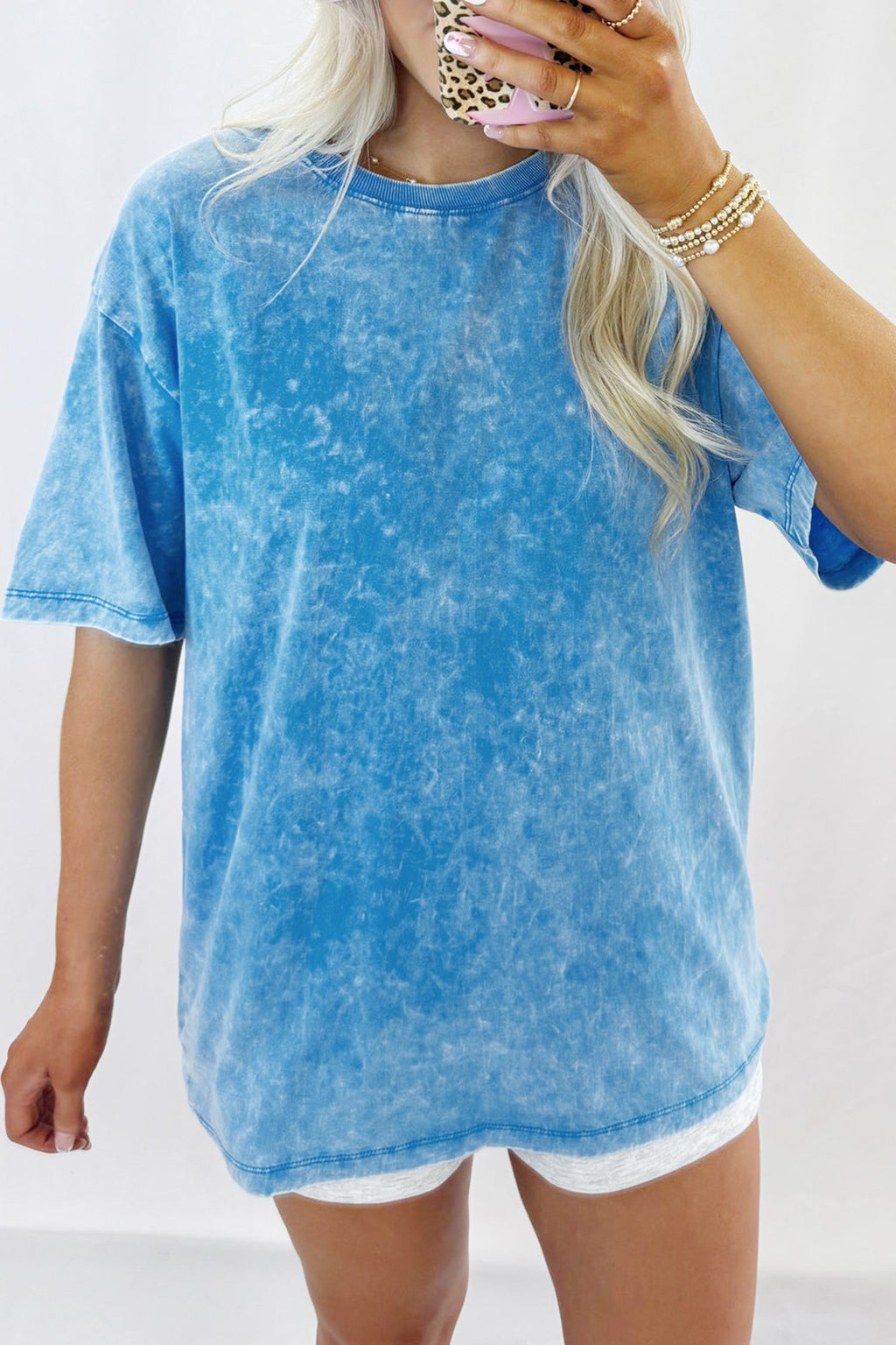 Mineral Wash Oversize Short Sleeve T-Shirt
