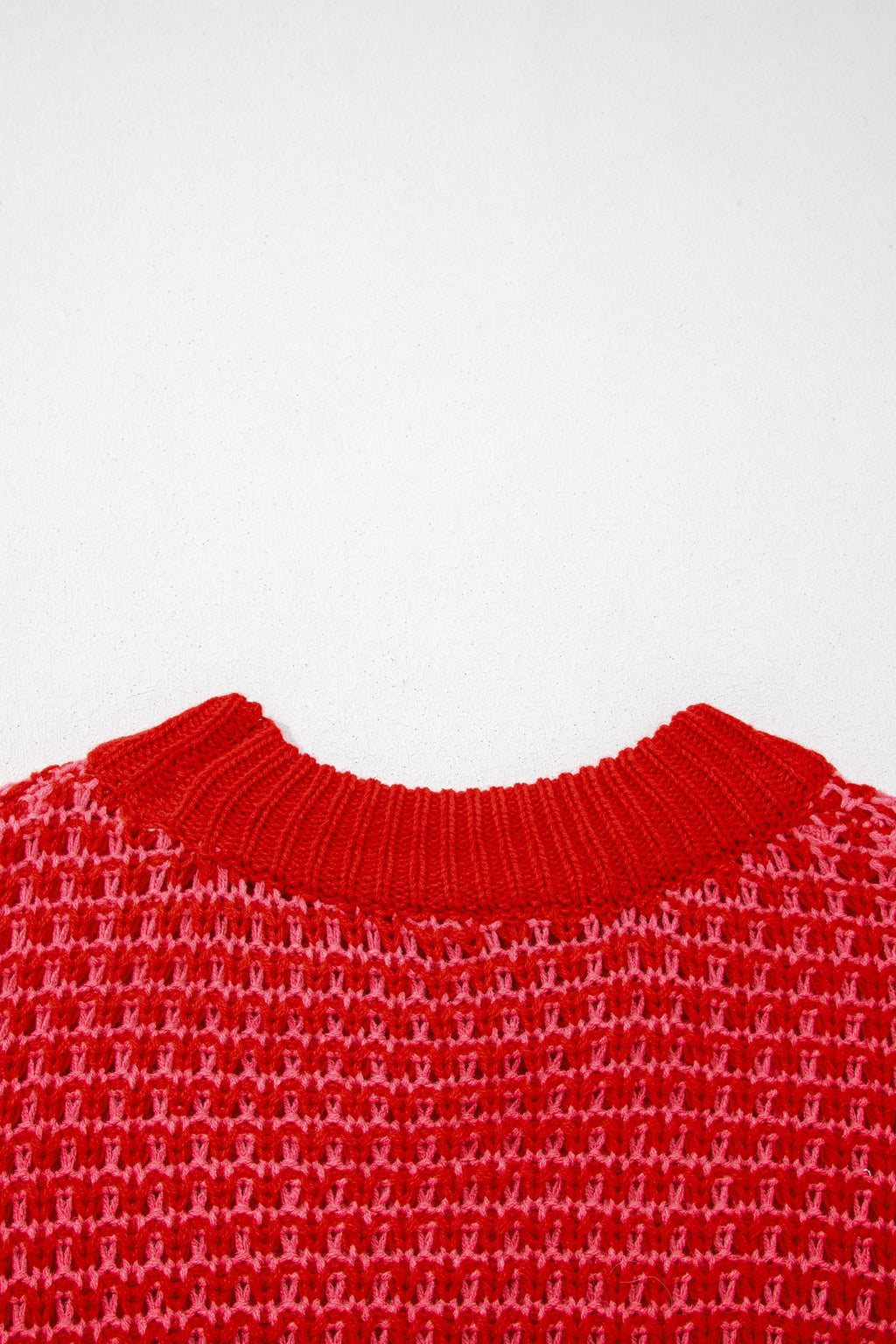 Stripe Draped 3/4 Sleeve Slouchy Sweater