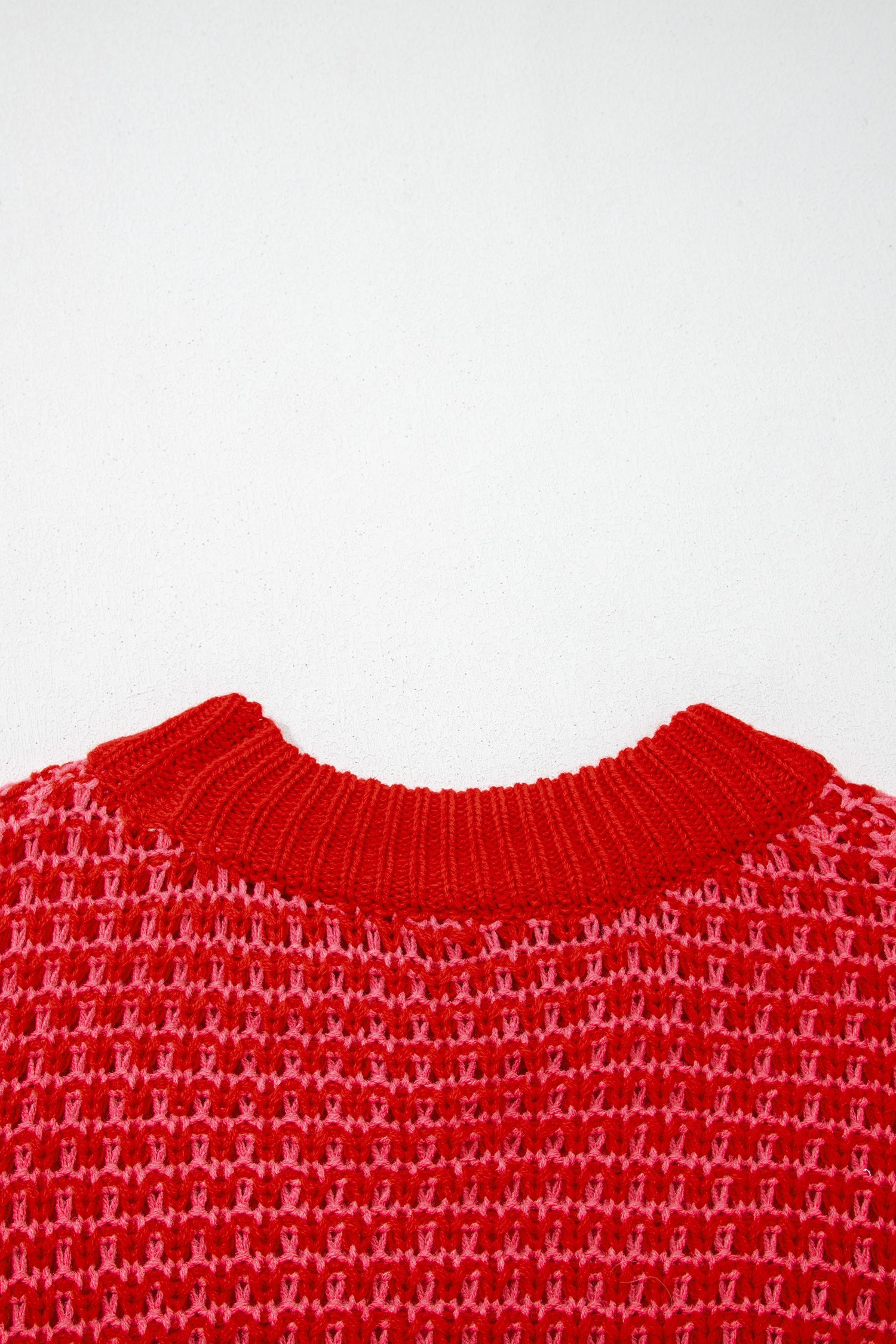 Stripe Draped 3/4 Sleeve Slouchy Sweater
