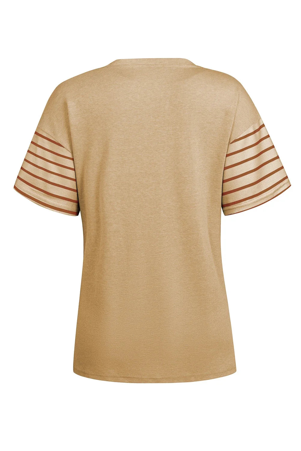 Colorblock Stripe Short Sleeve T-Shirt