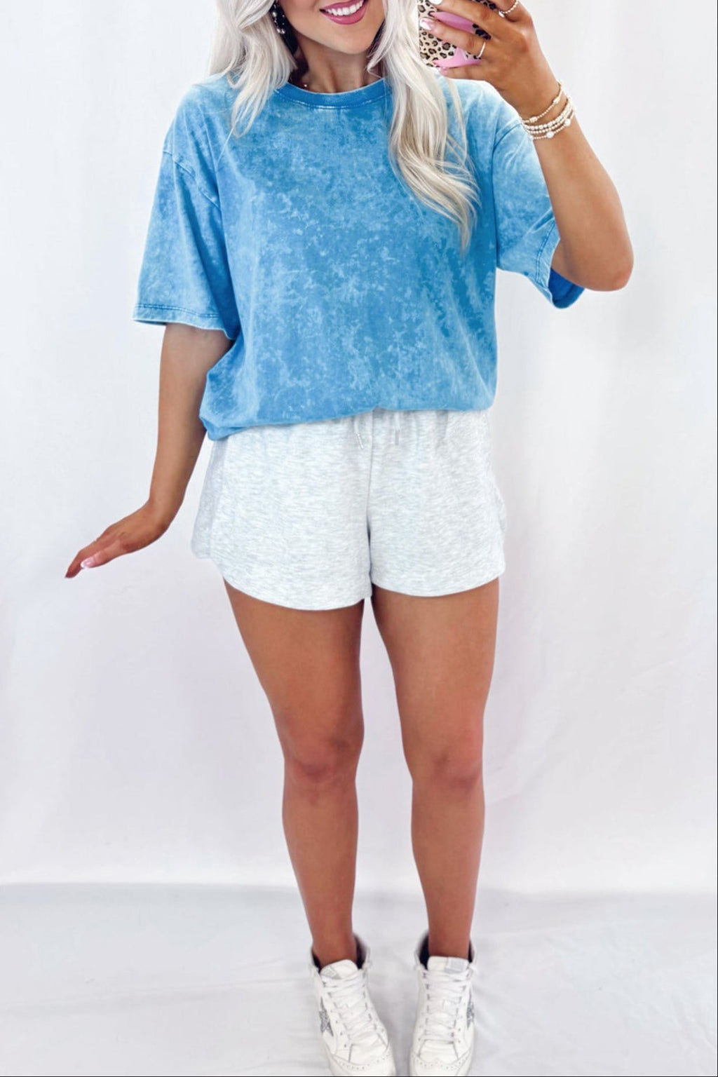 Mineral Wash Oversize Short Sleeve T-Shirt
