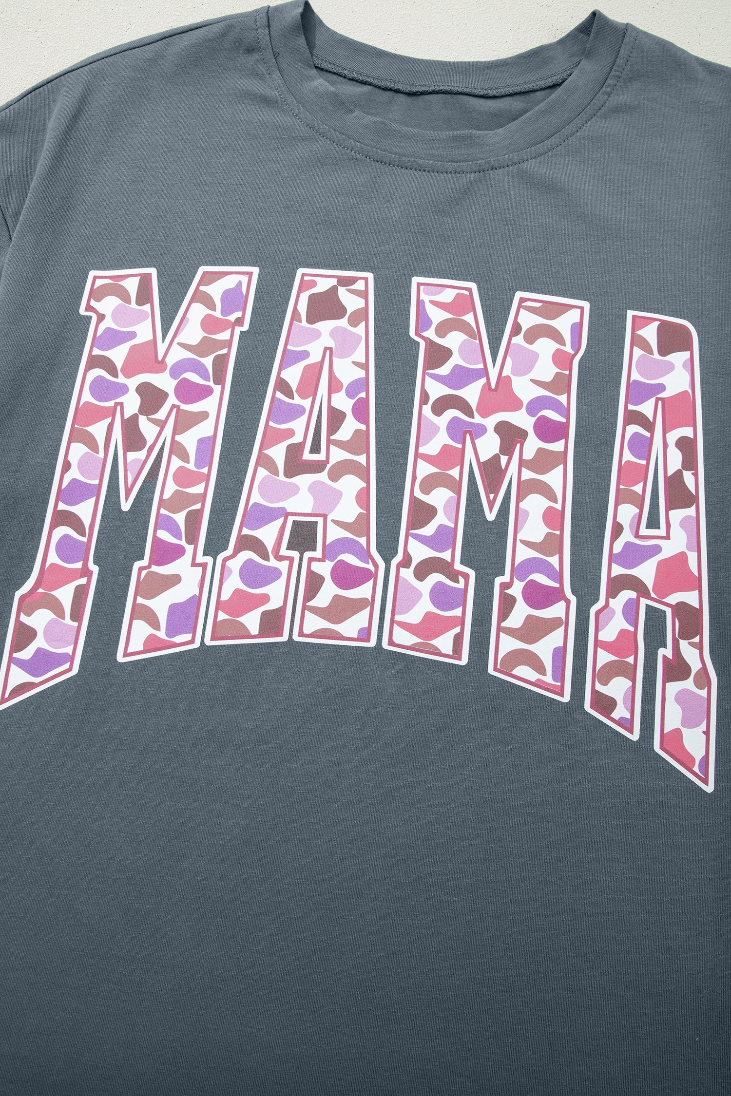 MAMA Camo Graphic Tee & Loose Pant Set