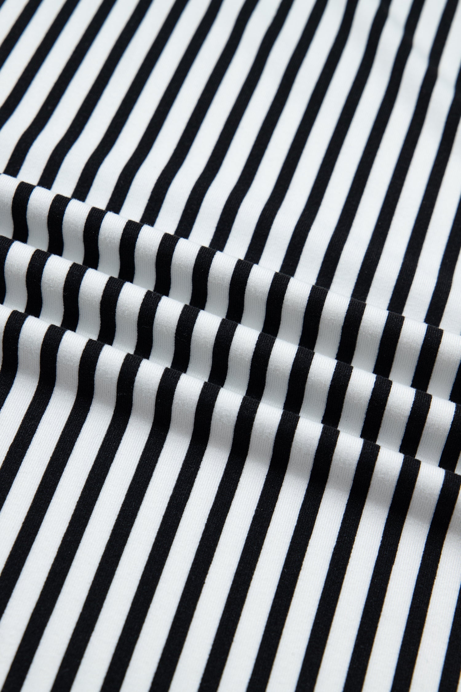 Plus Size Stripe Tie Waist Straight Pants