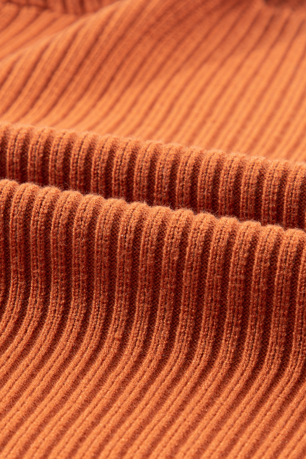 Solid Ribbed Knit Patch Pocket Short Sleeve Sweater