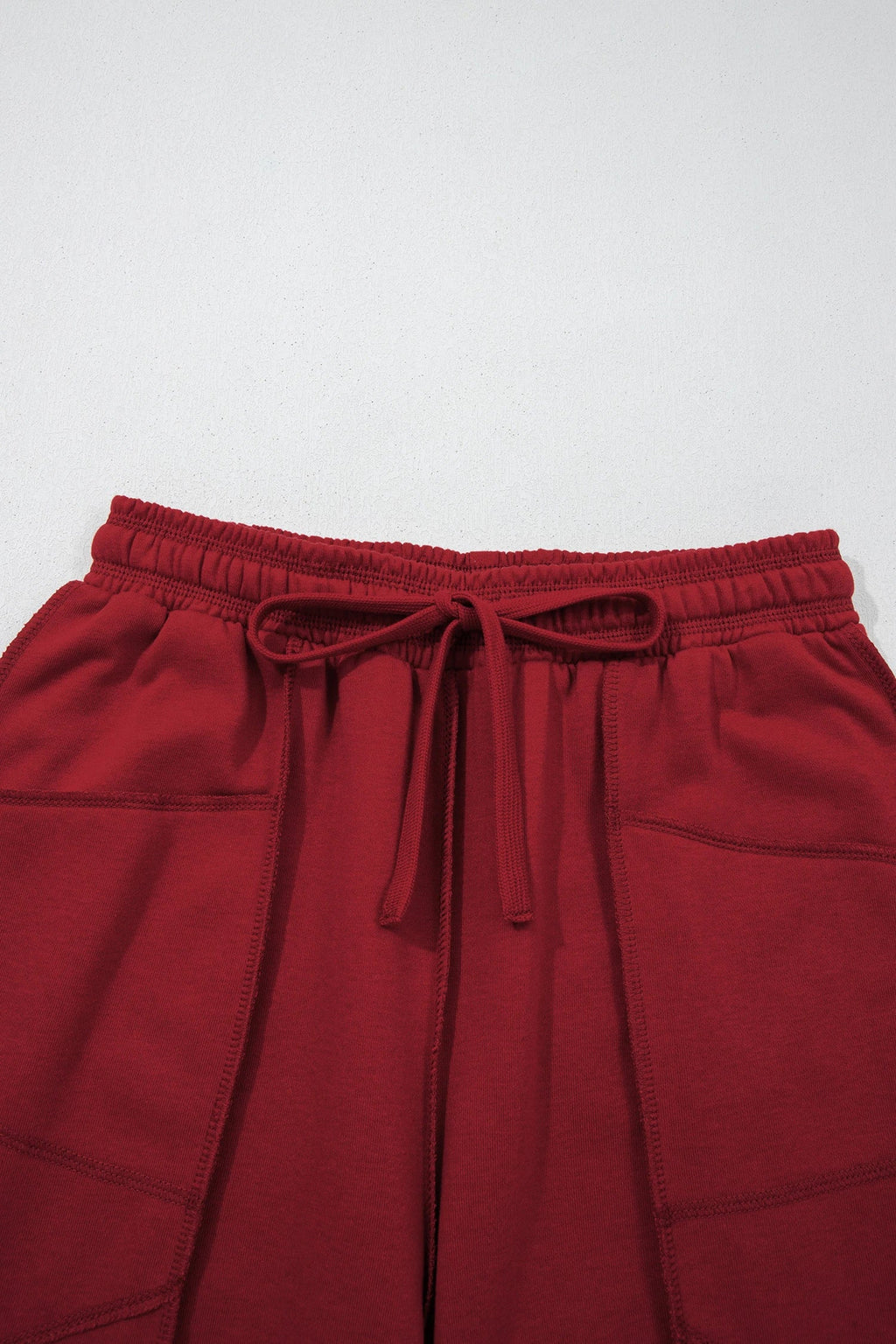Solid Drop Shoulder Boxy Tee & Barrel Pants Set
