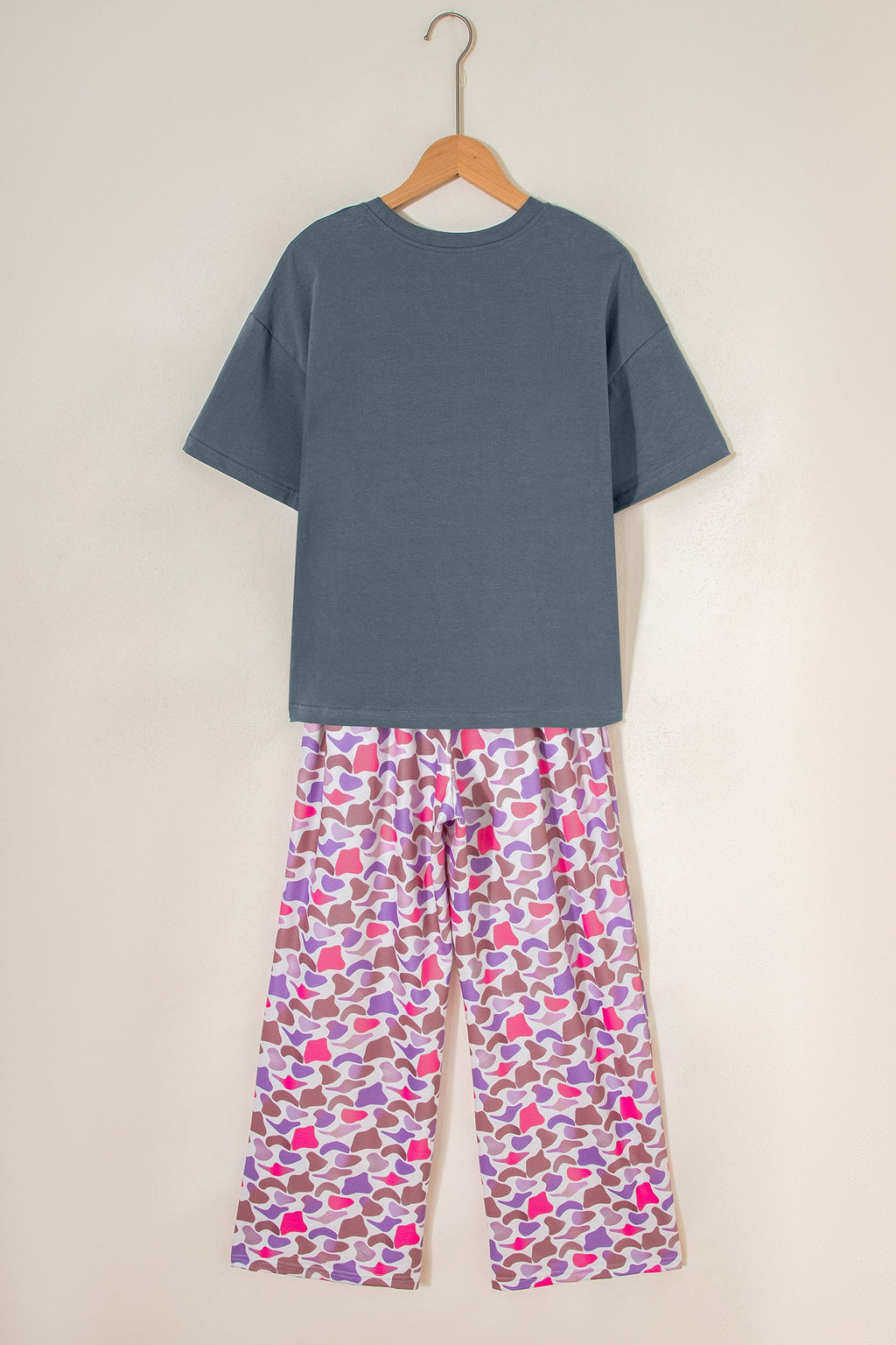 MAMA Camo Graphic Tee & Loose Pant Set