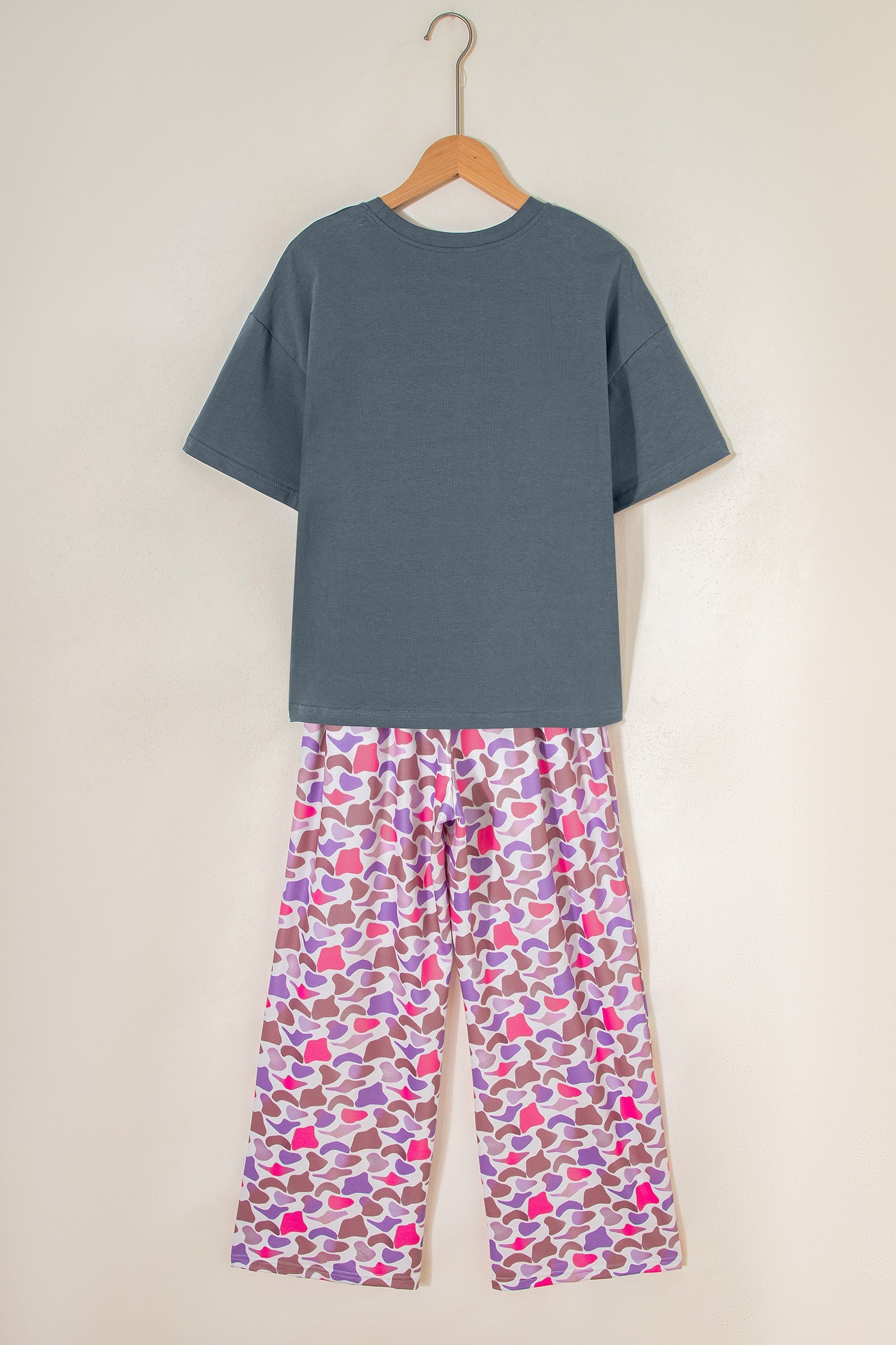 MAMA Camo Graphic Tee & Loose Pant Set