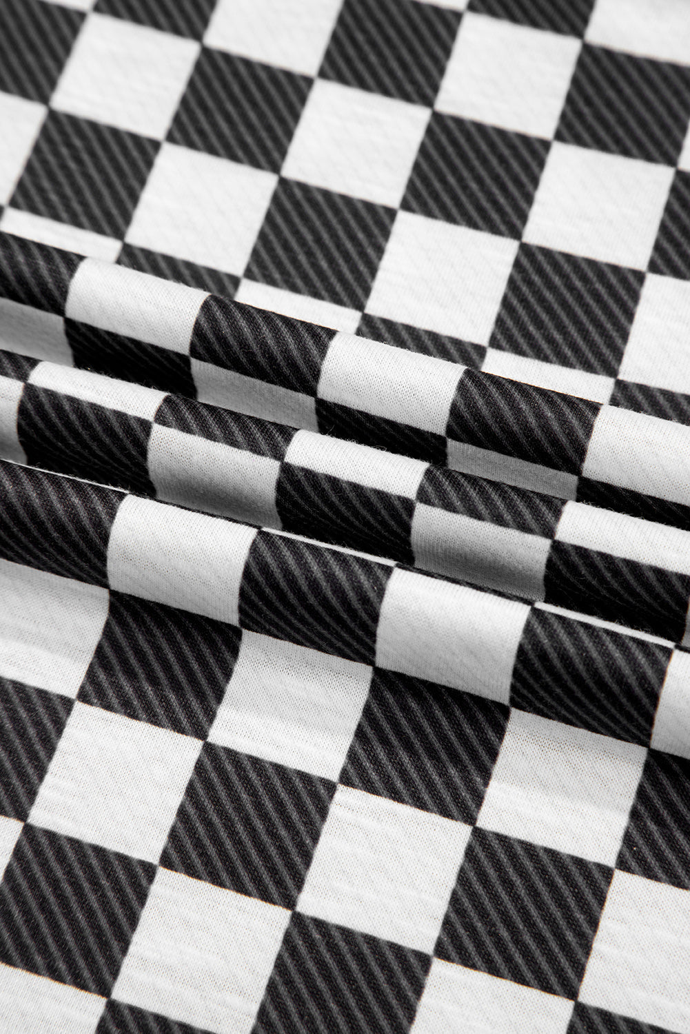 Checker T-Shirt & High Waist Skort Set