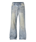 BLUE COLORED GEMSTONE DENIM