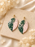 Alocasia Pink Serendipity Earrings