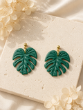 Monstera Deliciosa Earrings