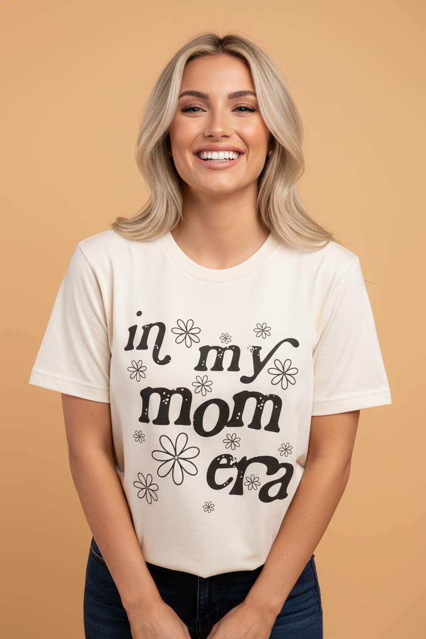 In My Mom Era Short Sleeve Graphic Tee