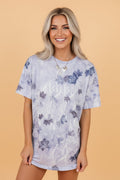 Camo Woodland Drop Shoulder Tunic Tee