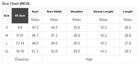 Stripe Colorblock 3/4 Sleeve Loose T-Shirt