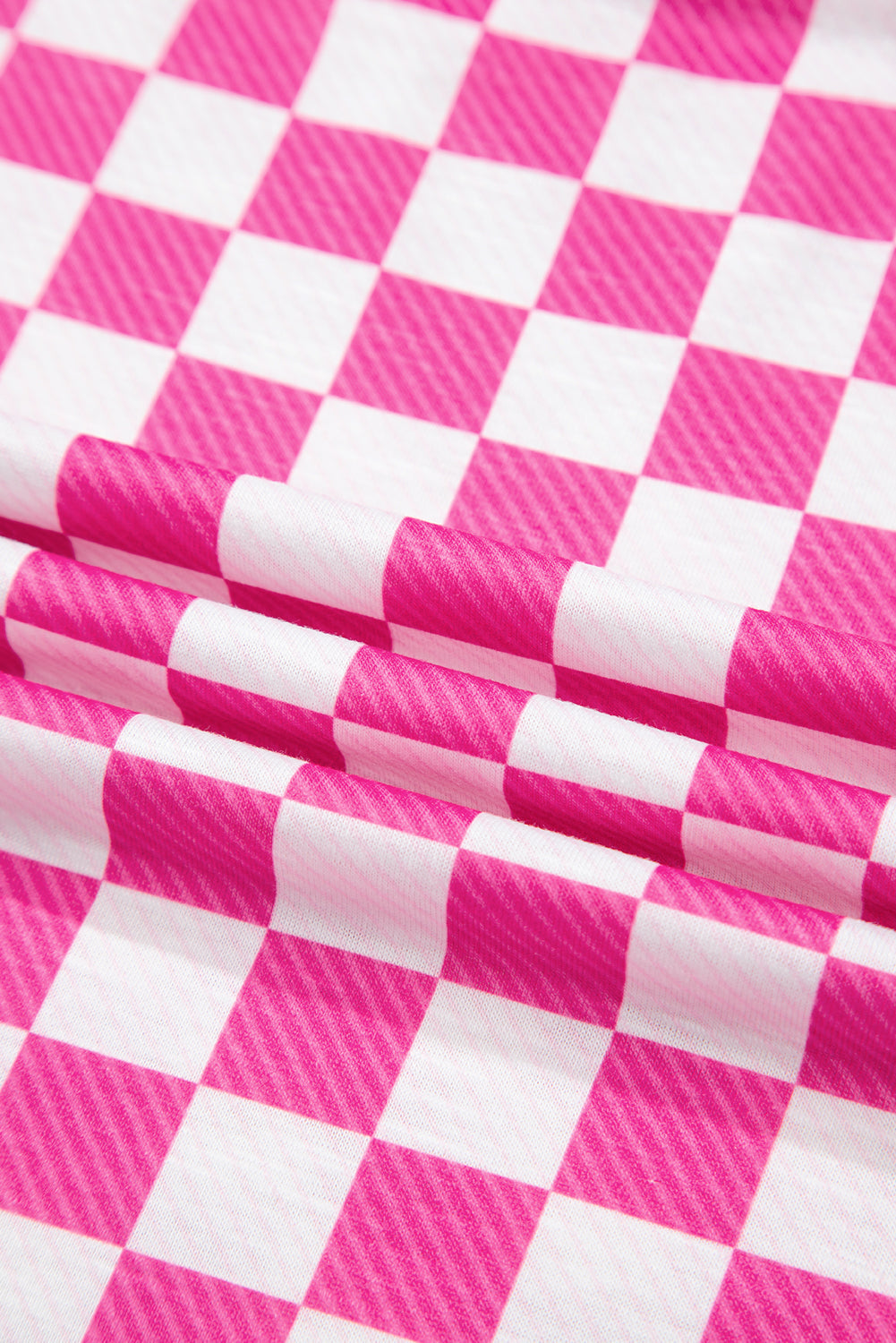 Checker T-Shirt & High Waist Skort Set