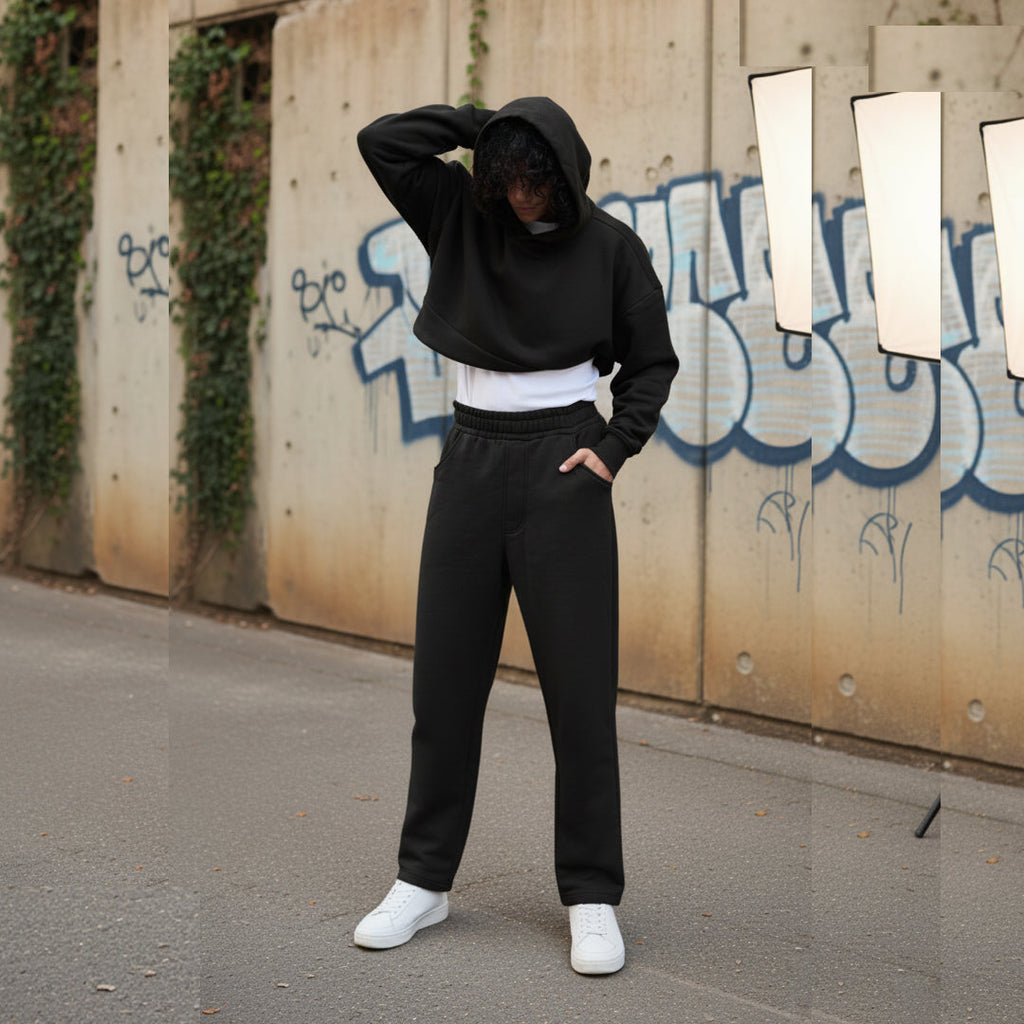 Black Baggy Sweatpants