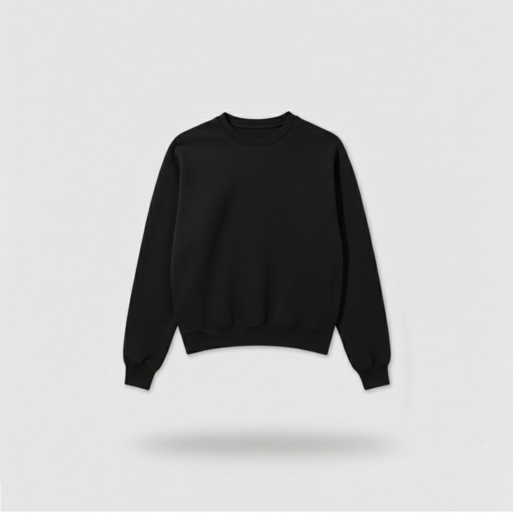 Black Oversized Sweatshirt