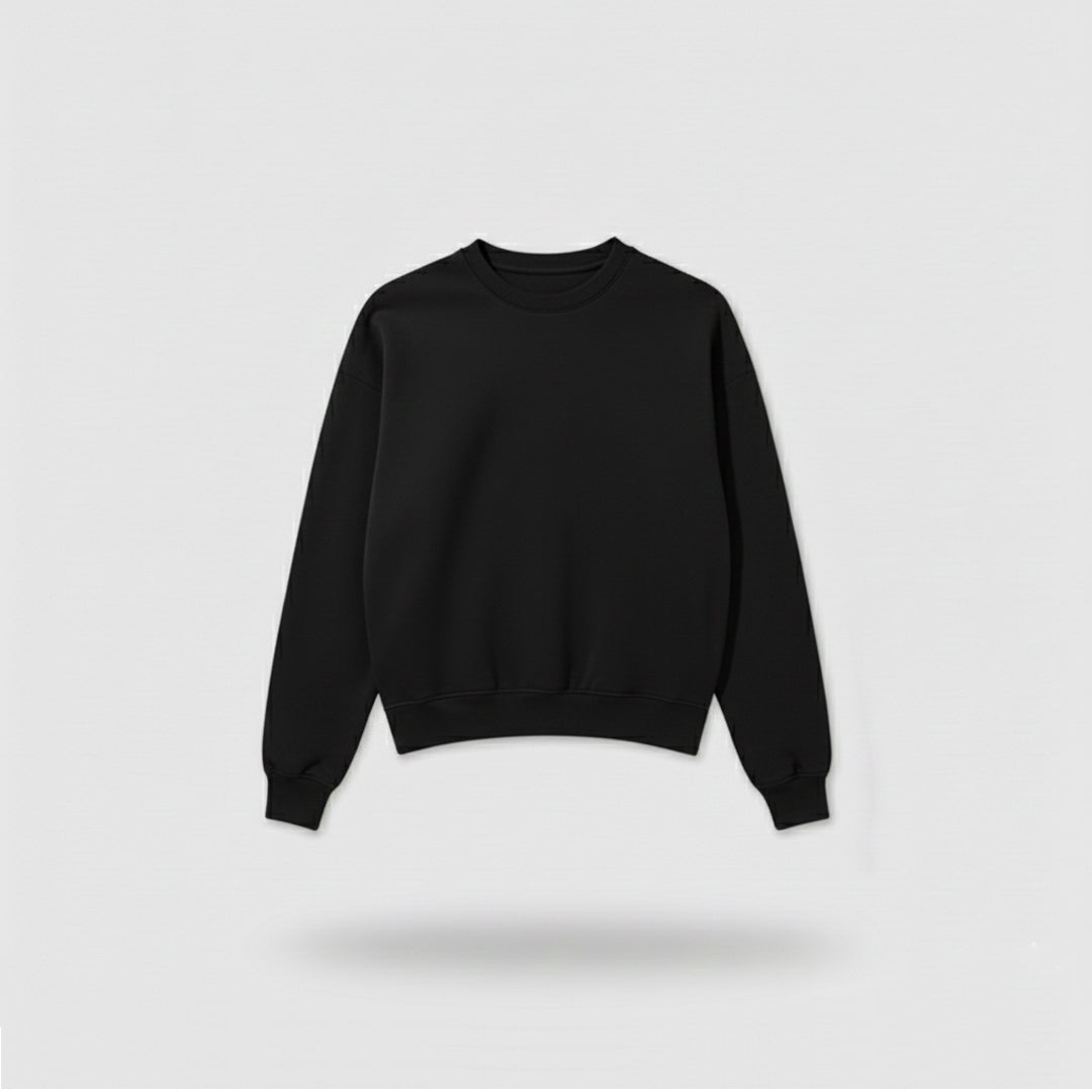 Black Oversized Sweatshirt