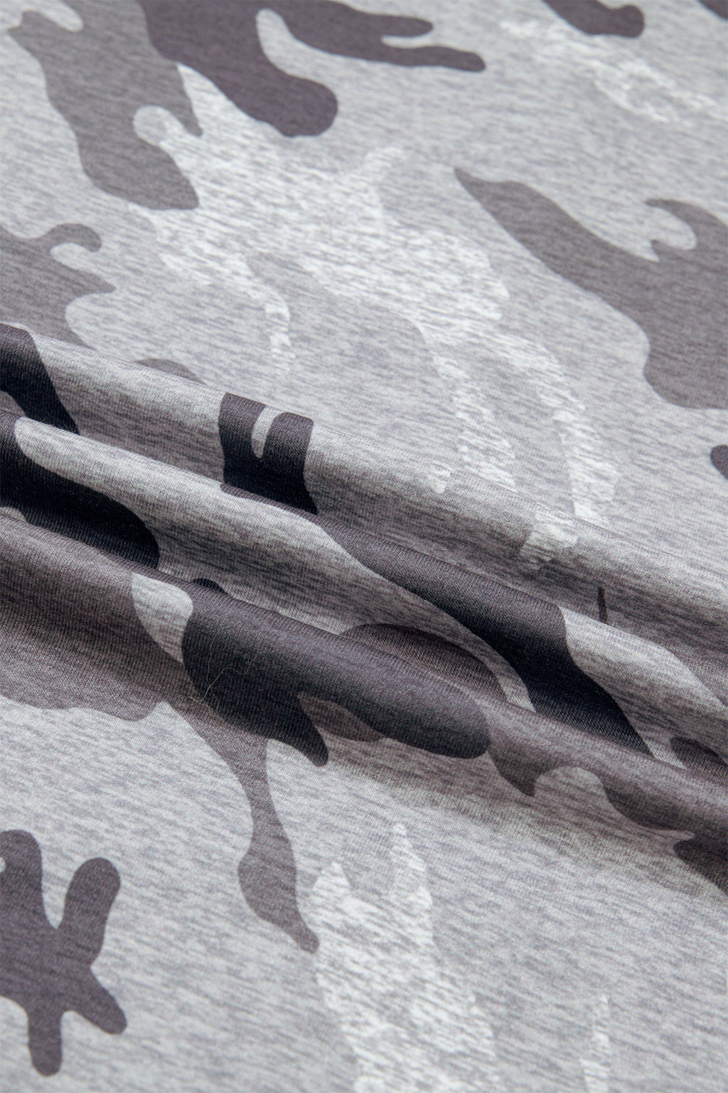 Plus Size Camo Short Sleeve T-Shirt