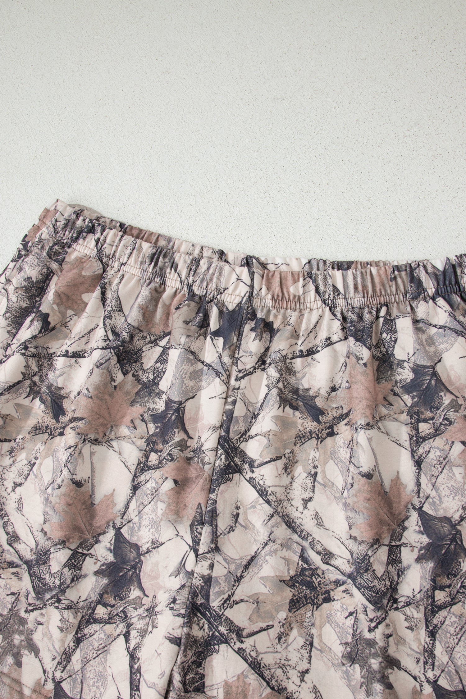 Woodland Camo Long Sleeve Top & Short Set