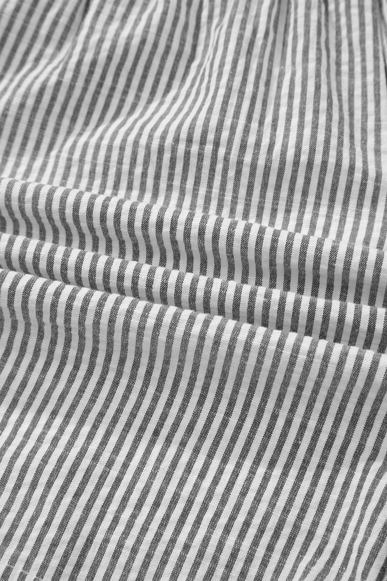 Stripe Lace-Up Elastic Waist Pocketed Shorts