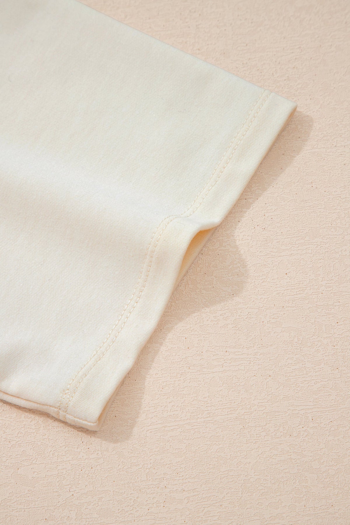 Floral Patchwork Raw Seam Oversize Tee